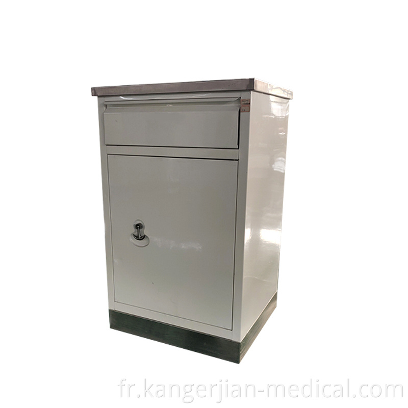 ABS Medical Furniture Hospital High Quality 304 # Table d'armoire de chevet en acier inoxydable